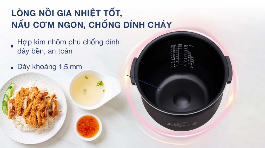 Nồi cơm cao tần Tiger 1.8 lít JKT-D18V