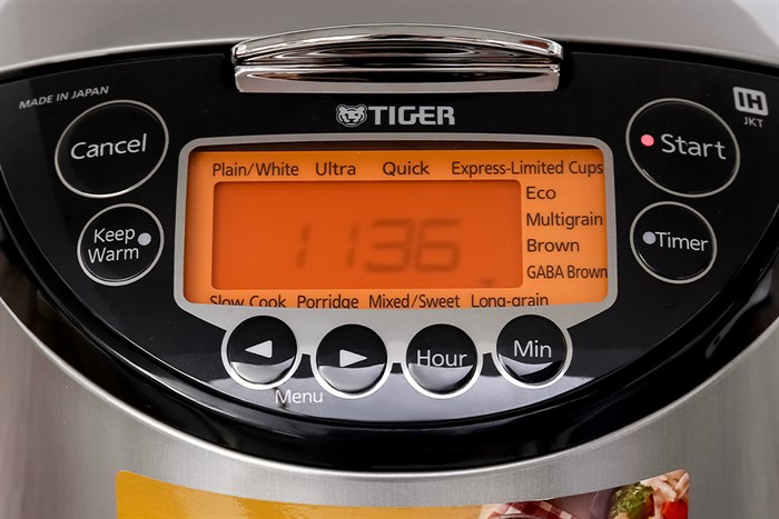 Nồi cơm cao tần Tiger 1 lít JKT-D10V Màu Đen - Bạc