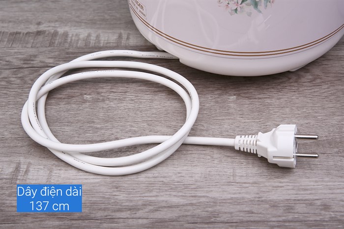 Nồi cơm điện nắp gài Tiger 1 lít JNP-1000 Màu Trắng