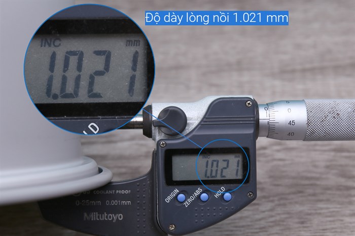 Nồi cơm điện nắp gài Tiger 1 lít JNP-1000 Màu Trắng