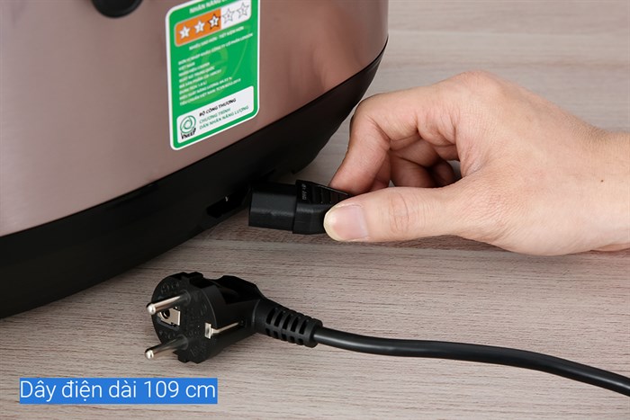 Nồi cơm điện tử Casper 1.8 lít CD-18RC01 Màu Tím nhạt