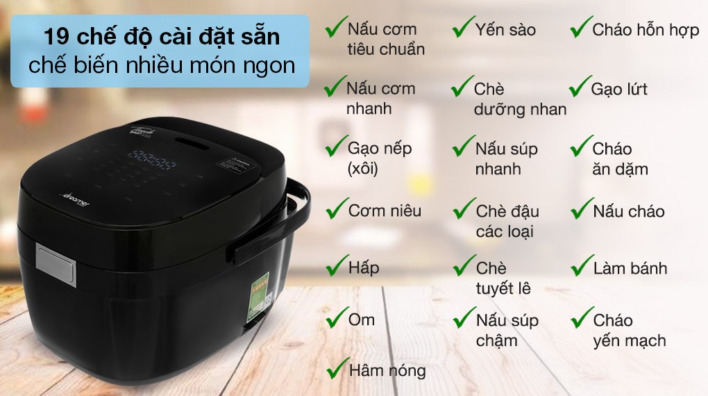 Nồi cơm cao tần Dreamer 1.5 lít DR-IH15B - 9