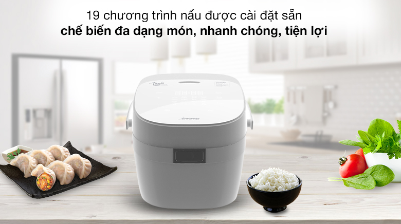 Chương trình nấu - Nồi cơm điện cao tần 1.5 lít Dreamer DR-IH15W