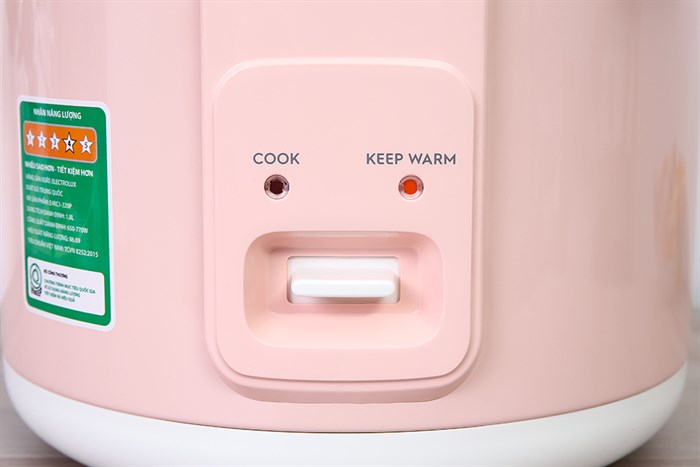 Nồi cơm nắp gài Electrolux 1.8 lít E4RC1-320P Màu Hồng