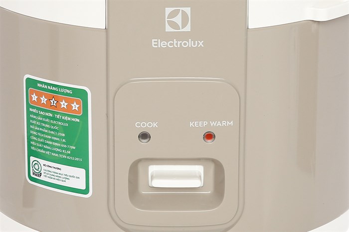 Nồi cơm nắp gài Electrolux 1.8 lít E4RC1-350B Màu Kem