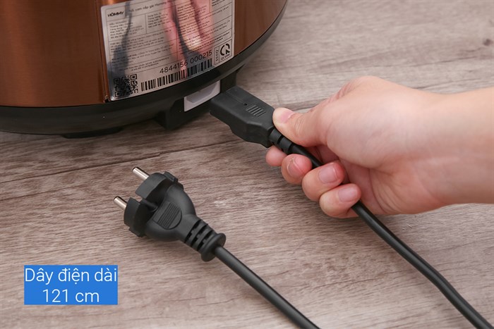 Nồi cơm nắp gài Hommy 3 lít NCG3001 Màu Vàng đồng