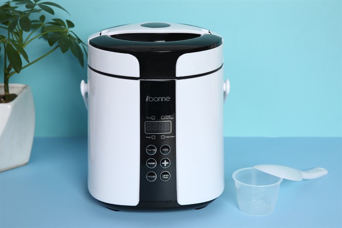 Nồi cơm điện tử đa năng iBonne 1.4 lít IB-27 Màu Trắng