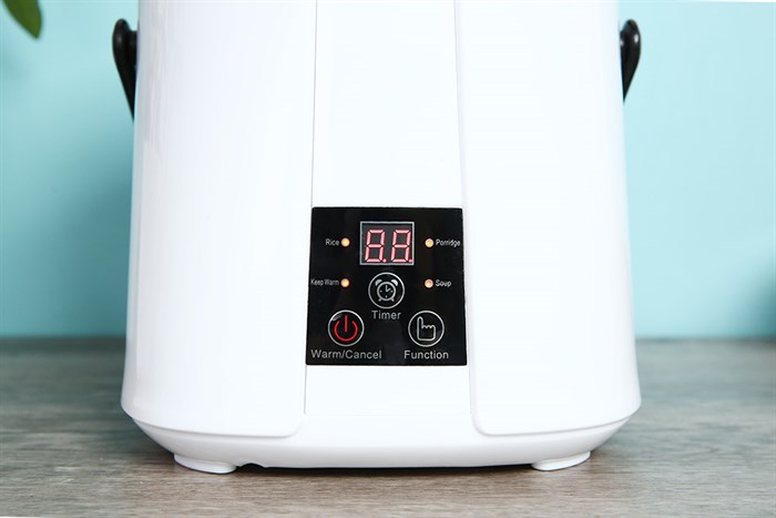 Nồi cơm điện tử đa năng iBonne 0.9 lít IB-28 Màu Trắng