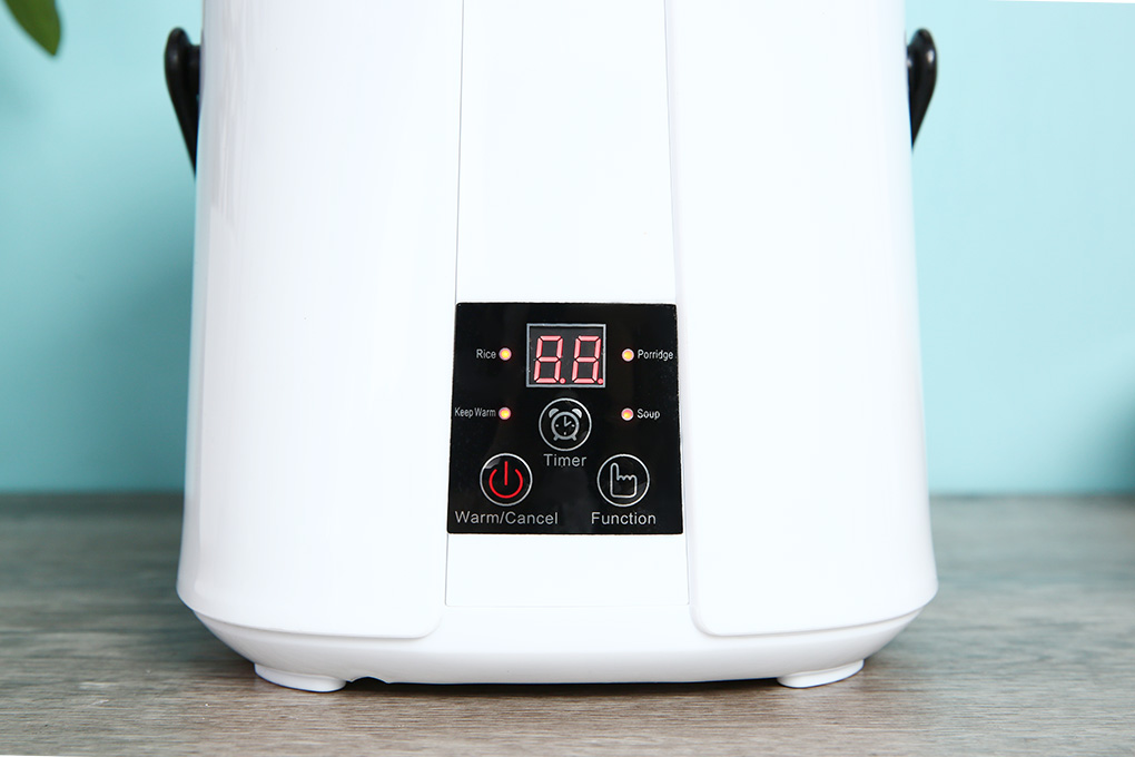 Nồi cơm điện tử đa năng iBonne 0.9 lít IB-28 Màu Trắng