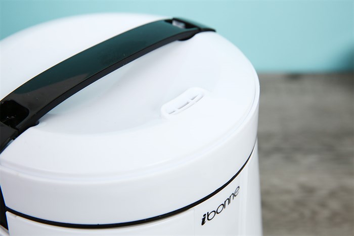 Nồi cơm điện tử đa năng iBonne 0.9 lít IB-28 Màu Trắng