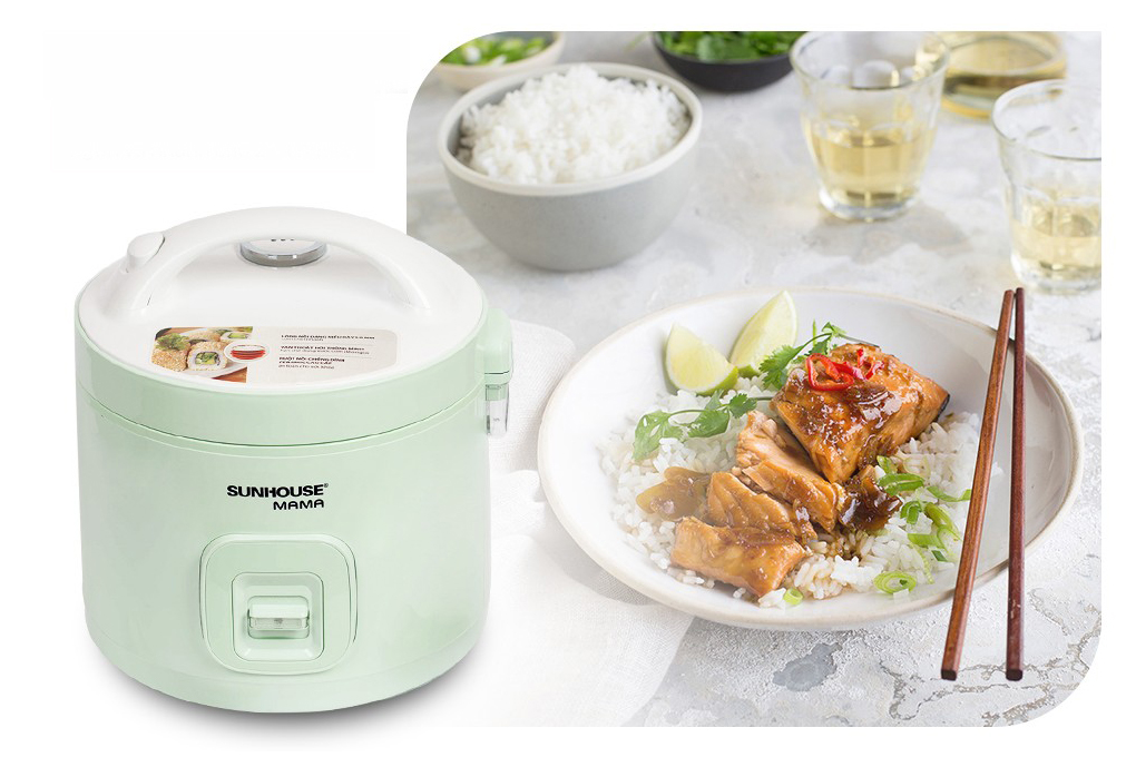 Nồi cơm nắp gài Sunhouse Mama 1.2 lít SHD8265B - 4