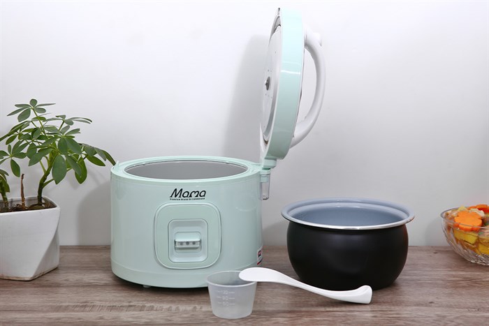 Nồi cơm nắp gài Sunhouse Mama 1.2 lít SHD8265B Màu Xanh ngọc