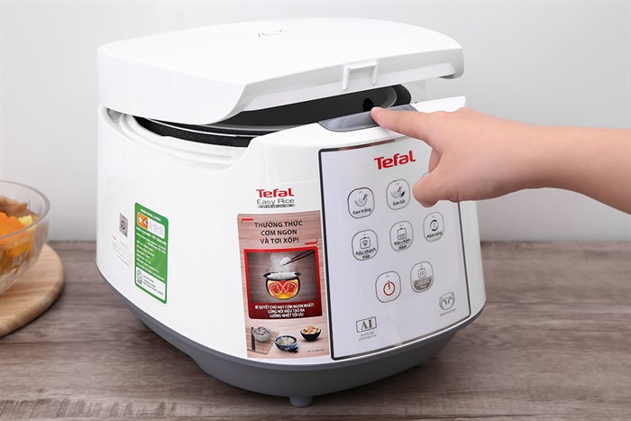Nồi cơm điện tử Tefal 1.8 lít RK733168 Màu Trắng