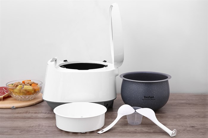Nồi cơm điện tử Tefal 1.8 lít RK733168 Màu Trắng