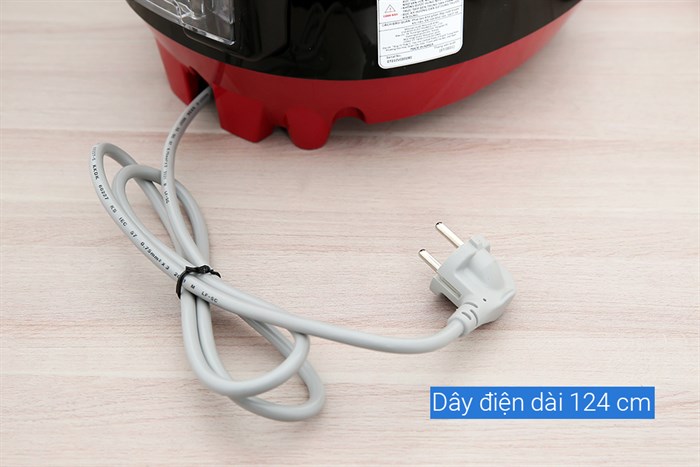 Nồi cơm điện tử áp suất Cuckoo 1.08 lít CRP-PK0600F/BKRDVN Màu Đen - Đỏ