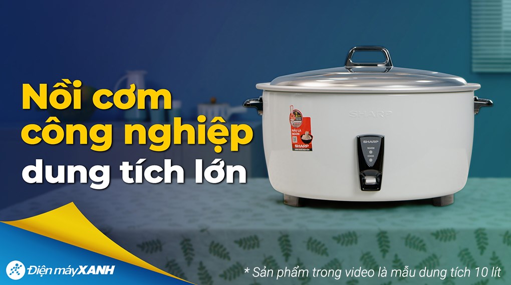 Nồi cơm nắp rời Sharp 10 lít KSH-D1010V