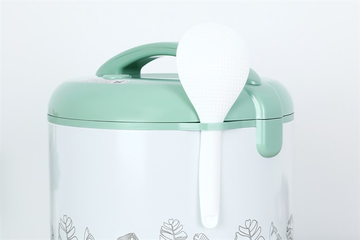 Nồi cơm nắp gài Sunhouse 1.8 lít SHD8621 Màu Trắng - Xanh lá