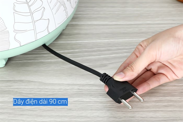 Nồi cơm nắp gài Sunhouse 1.8 lít SHD8621 Màu Trắng - Xanh lá