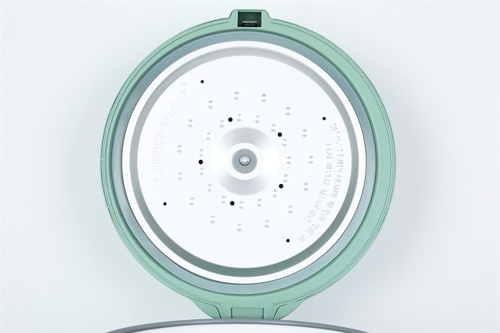 Nồi cơm nắp gài Sunhouse 1.8 lít SHD8621 Màu Trắng - Xanh lá