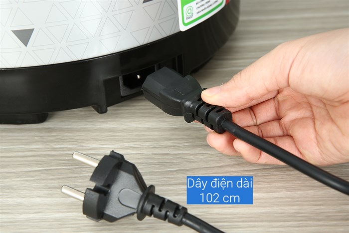 Nồi cơm nắp gài Sunhouse 3 lít SHD8305 Màu Đen - Xám