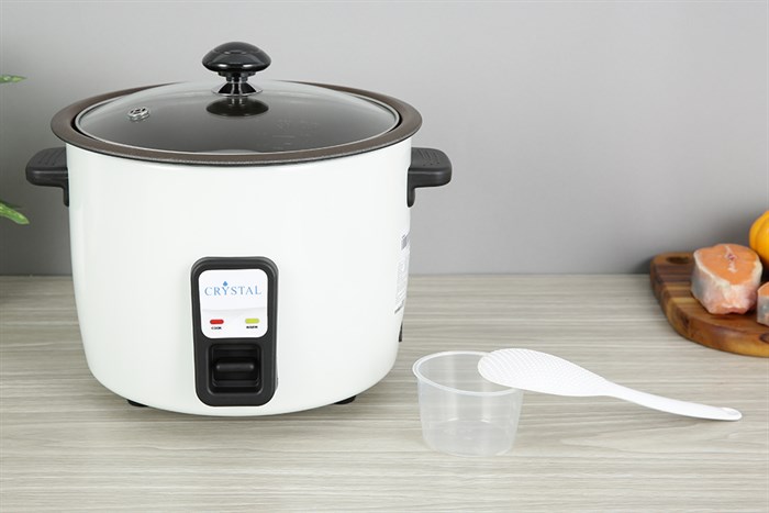 Nồi cơm nắp rời Crystal 1.8 lít NCR1803 Màu Trắng