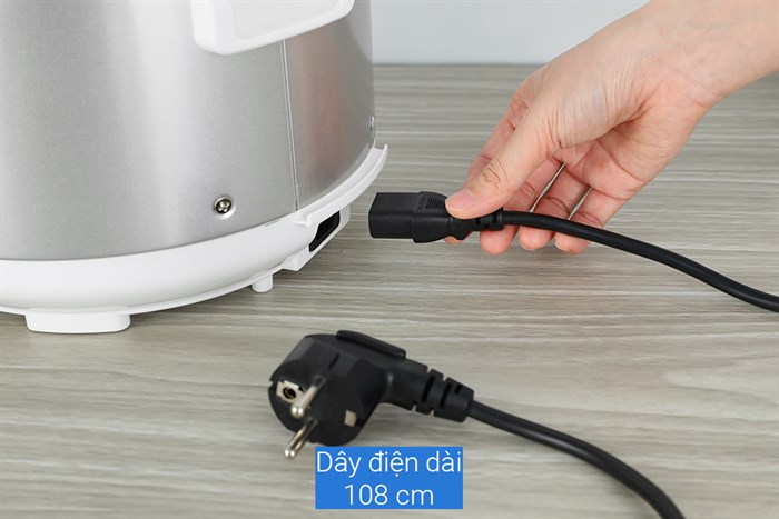 Nồi cơm nắp gài Panasonic 1 lít SR-MVN10LRAX Màu Xám