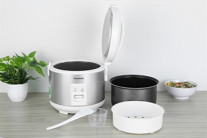 Nồi cơm nắp gài Panasonic 1 lít SR-MVN10LRAX Màu Xám