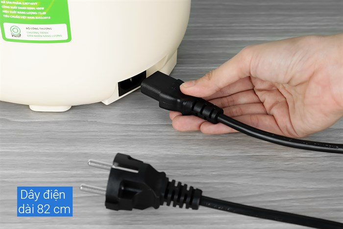 Nồi cơm điện tử Lock&Lock 0.8 lít EJR716IVY Màu Màu be