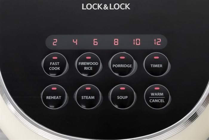 Nồi cơm điện tử Lock&Lock 0.8 lít EJR716IVY Màu Màu be