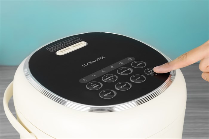 Nồi cơm điện tử Lock&Lock 0.8 lít EJR716IVY Màu Màu be