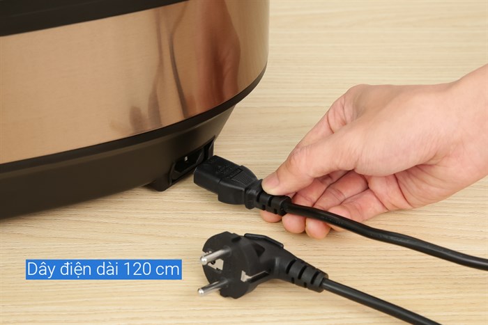 Nồi cơm cao tần Beko 1.8 lít RCI 80143B Màu Đen - Vàng đồng