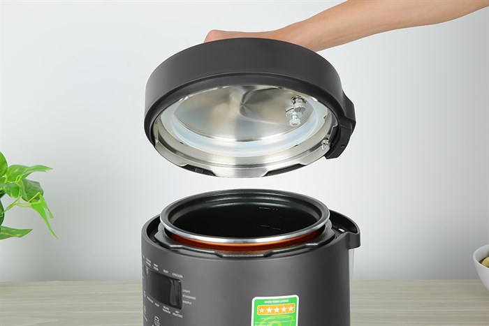 Nồi cơm điện tử áp suất Mishio 1 lít MK-303 Màu Đen