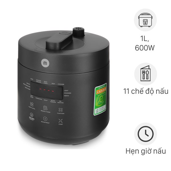 Nồi cơm điện tử áp suất Mishio 1 lít MK-303