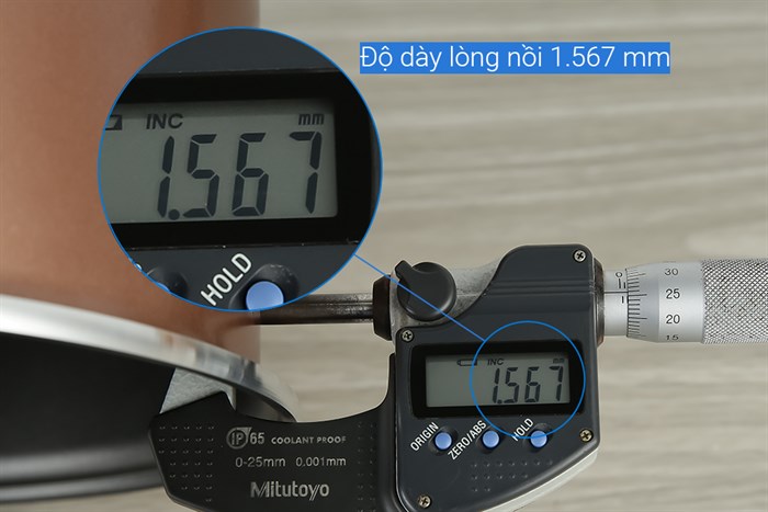 Nồi cơm nắp gài Mutosi 2.8 lít MR-38 Màu Nâu