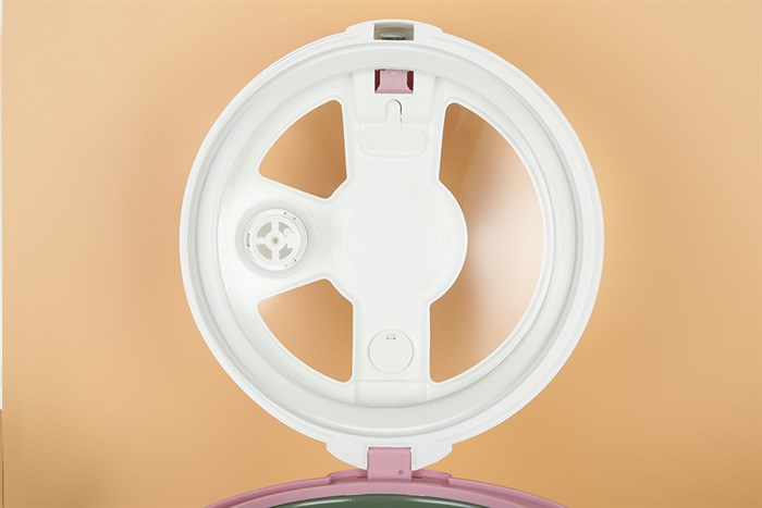 Nồi cơm nắp gài Crystal 1.8 lít X2522 Màu Trắng - Hồng