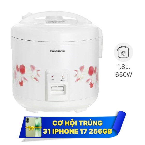 Nồi cơm nắp gài Panasonic 1.8 lít SR-MVN18FRAX