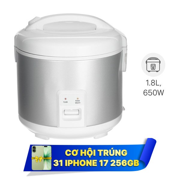 Nồi cơm nắp gài Panasonic 1.8 lít SR-MVN18LRAX