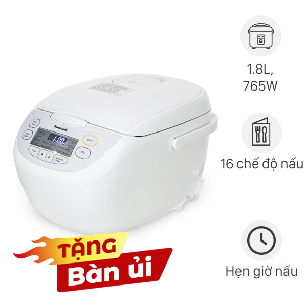 Nồi cơm điện tử Panasonic 1.8 lít SR-CL188WRAM