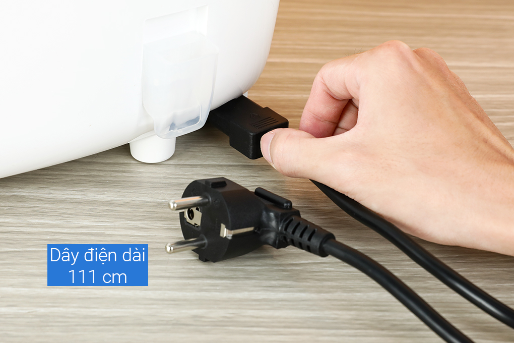 Nồi cơm điện tử Panasonic 1.8 lít SR-CL188WRAM Màu Trắng