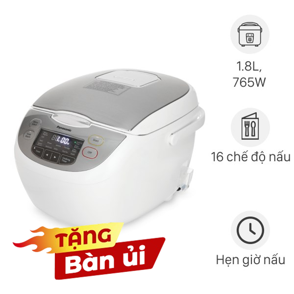 Nồi cơm điện tử Panasonic 1.8 lít SR-CX188SRAM