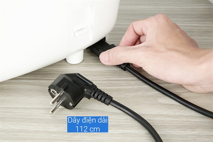 Nồi cơm điện tử Panasonic 1.8 lít SR-CX188SRAM Màu Trắng