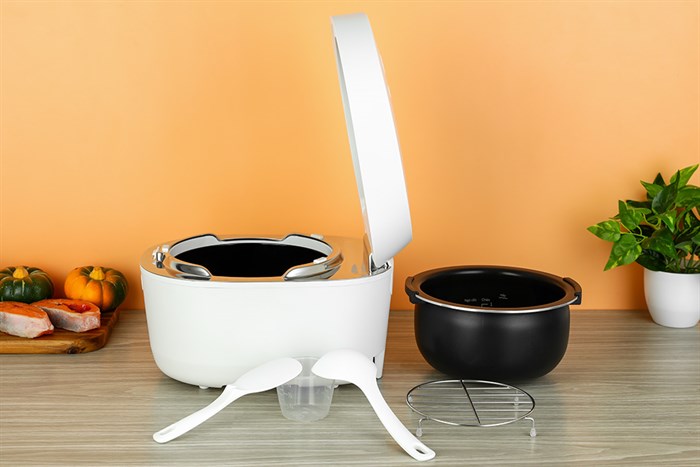 Nồi cơm cao tần Sharp 1.2 lít KS-IH122V-WH Màu Trắng