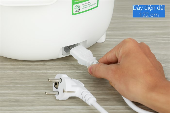 Nồi cơm điện tử Sharp 1.1 lít KS-COM110DV-WH Màu Trắng