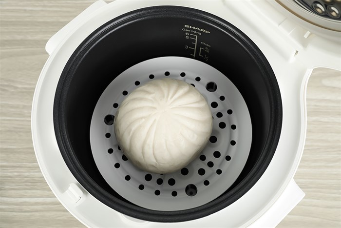 Nồi cơm điện tử Sharp 1.1 lít KS-COM110DV-WH Màu Trắng