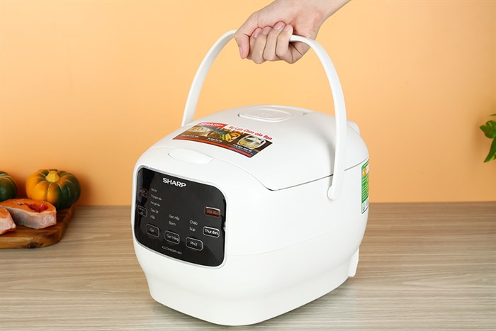 Nồi cơm điện tử Sharp 1.8 lít KS-COM183MV-WH Màu Trắng