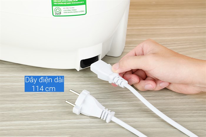 Nồi cơm điện tử Sharp 1.8 lít KS-COM183MV-WH Màu Trắng