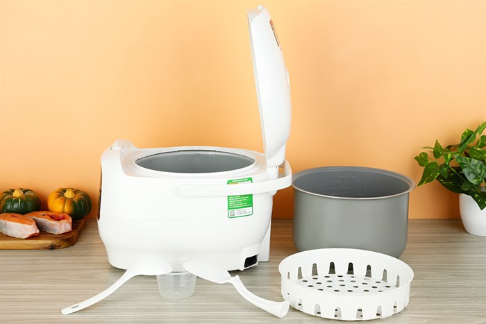 Nồi cơm điện tử Sharp 1.8 lít KS-COM183MV-WH Màu Trắng