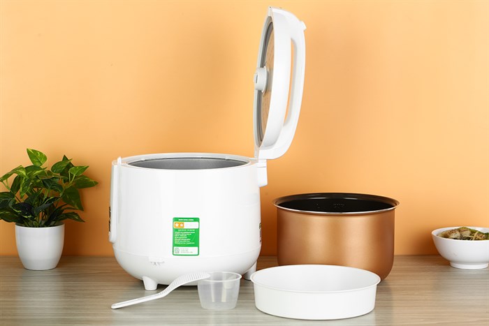 Nồi cơm nắp gài Kangaroo 1.8 lít KG18RC9 Màu Trắng