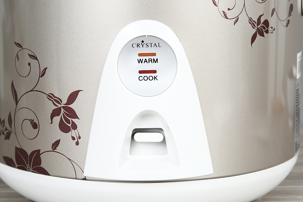 Nồi cơm nắp gài Crystal 1.8 lít JRC-180FE Màu Xám