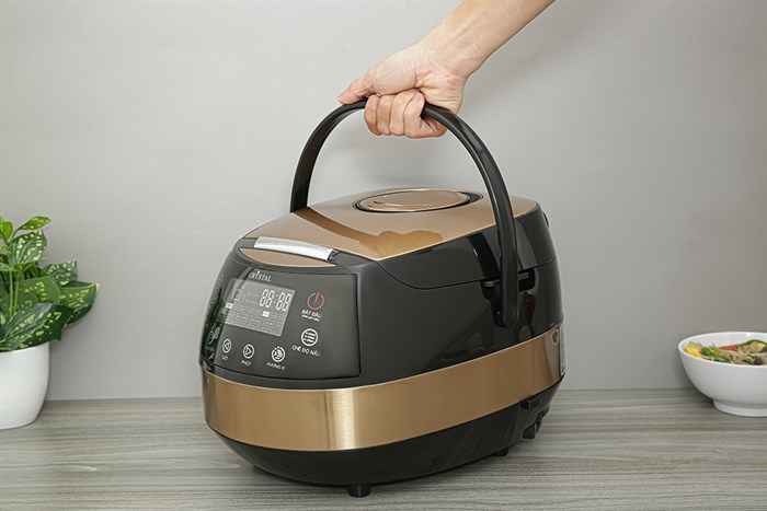 Nồi cơm điện tử Crystal 1.8 lít JS-E50C Màu Vàng đồng